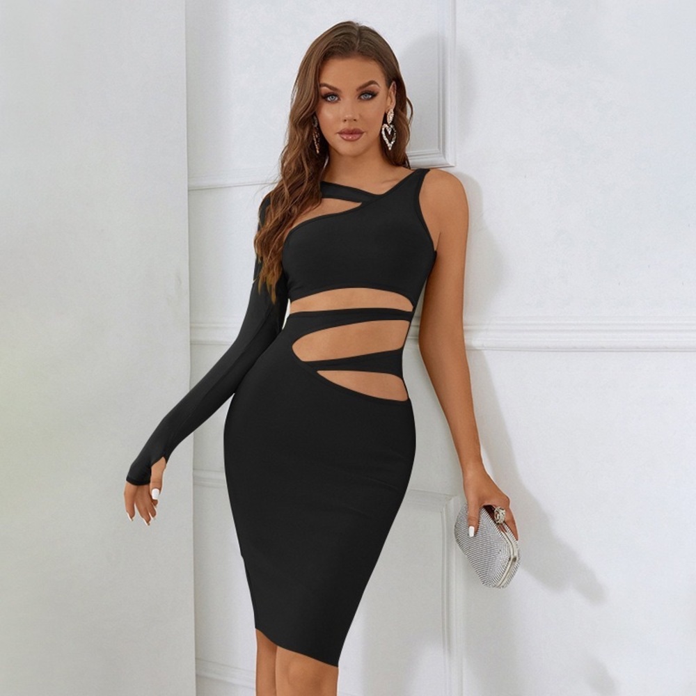 cut out bandage dress